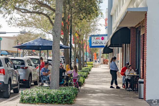 Many Miami Shores residents enjoy heading to NE 2nd St for a meal at one of the many eateries.
