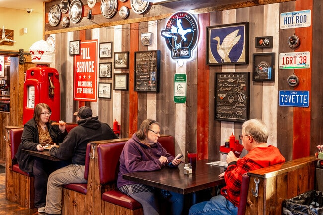 LD's Filling Station is Mason City's favorite restaurant, especially for breakfast.