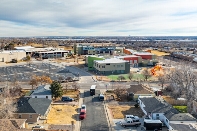 Academy High School in Thornton has a student population of 420.