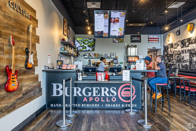 Apollo Restaurant offers go-go-themed burgers in Morningside.