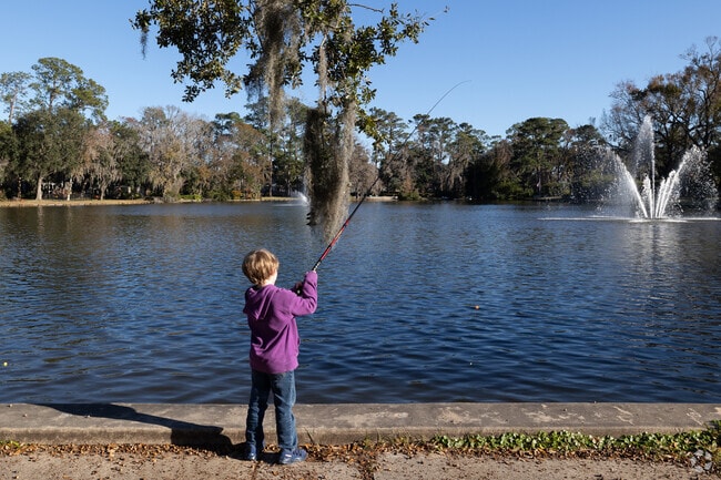 Catching a fish or practicing casting into the water is a great day.
