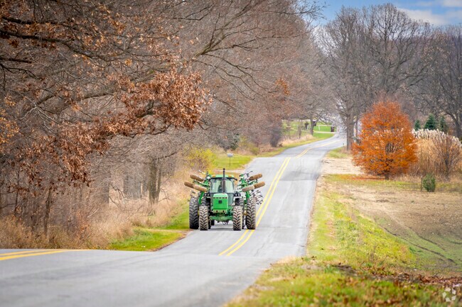 Country highways wind throughout Stockbridge.