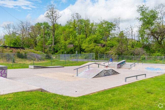 Memorial Park has a skate park for teenagers from Beech-Wilson to have fun.