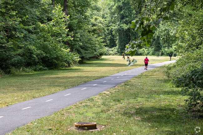 Henson Creek Park has hiking and biking trails.
