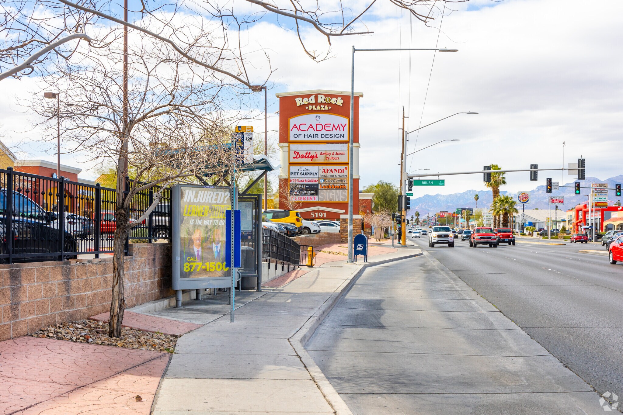 Residents can take advantage of the public transportation that is seen throughout Meadows.