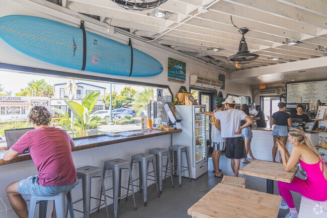 Upper Hermosa's surf culture permeates through retail and restaurant spaces.