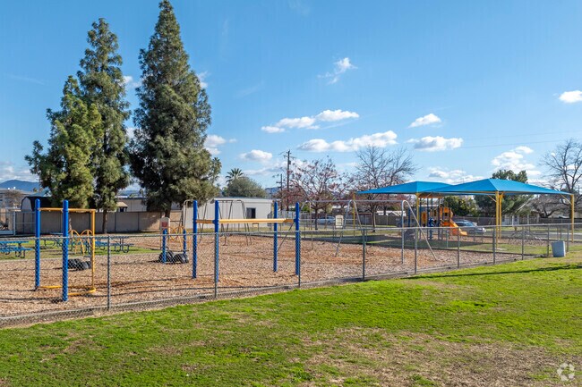 The recess area at McCord Elementary School in Orange Cove.
