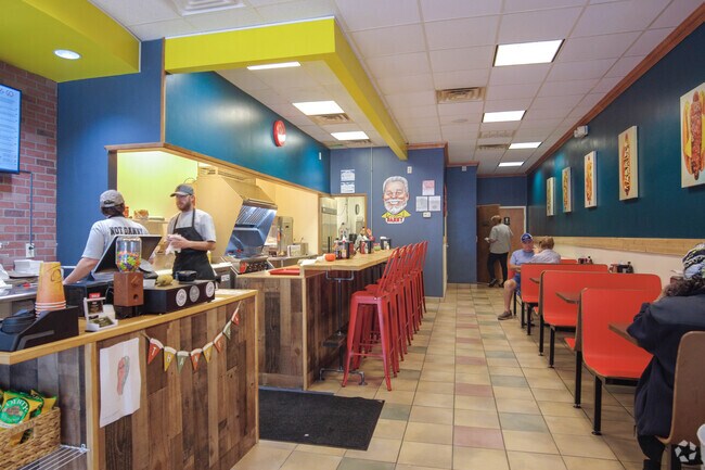 Enjoy a meal at Danny's Downtown Dogs in Downtown Suffolk.