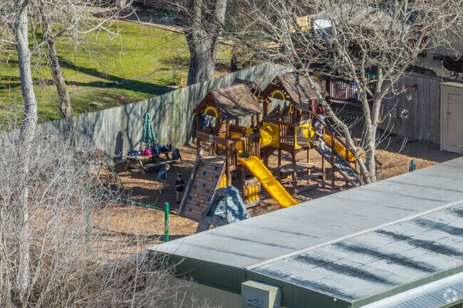 Calvary Episcopal School offers fully fenced playgrounds for students to enjoy.