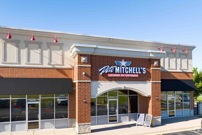 Pete Mitchell's Bar & Grill located in Frankfort Square offers live music and outdoor seating.