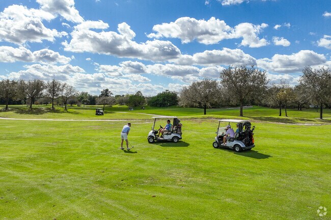 The golfing community is large in Arrowhead neighborhood.