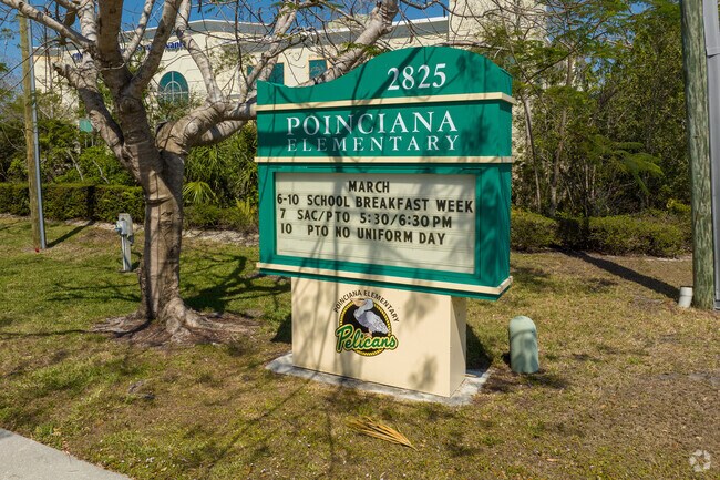 Poinciana Elementary is known for its high-quality education.