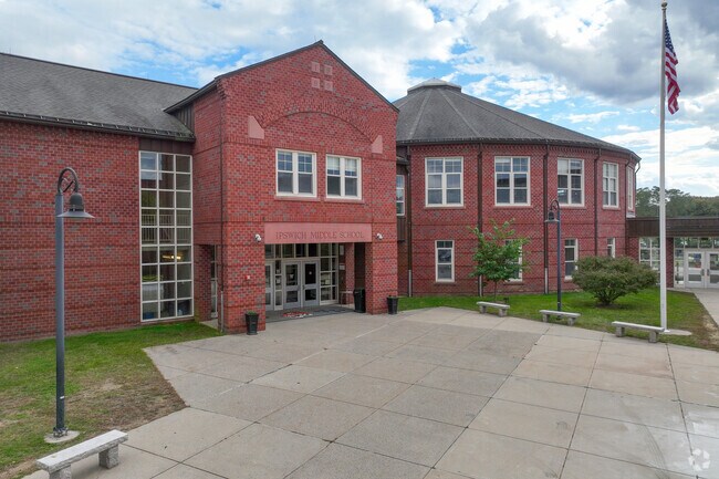 Ipswich Middle School shares a campus with the High School.