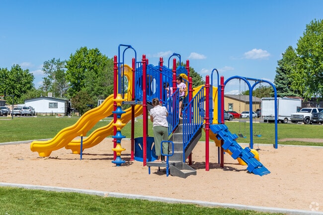 Friendly Village also comes with amenities like a pool and a playground for its residents.