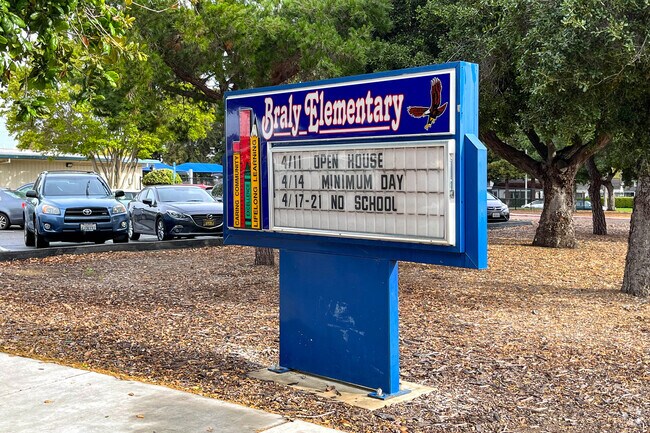Braly Elementary School in Sunnyvale Ponderosa Park neighborhood.