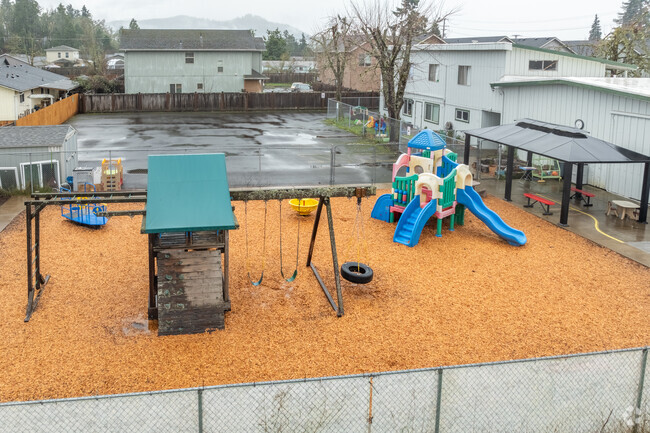 McKenzie Montessori Institute has a playground for students in Springfield.