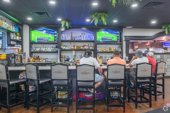 Sit back and enjoy a drink and the game at El Dos Agaves Mexican Grill near Olde Mill.