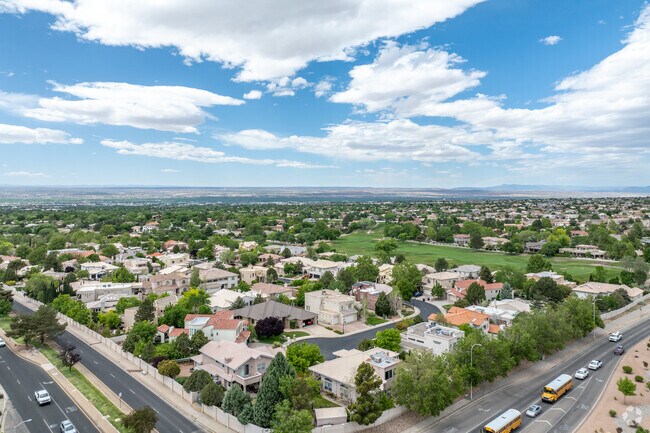 Experience the charm of Tanoan Community living and enjoy the beauty of its golf course.