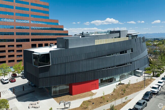 The Nevada Museum of Art in MidTown is know for its distinctive architectural design.