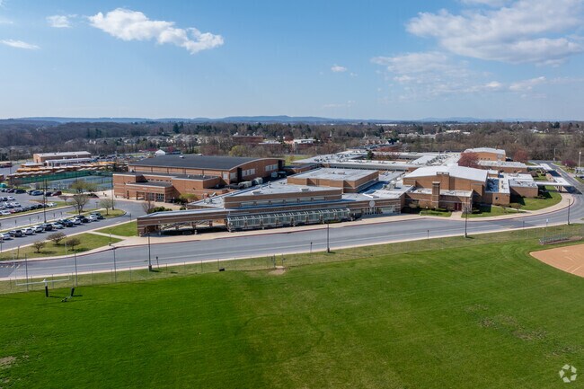 Central Dauphin East Senior High School serves grades 9-12 with an overall B+ on Niche.com.
