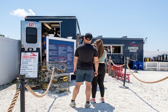 Blount Clam Shack in Warren is a popular dining destination near Touisset.