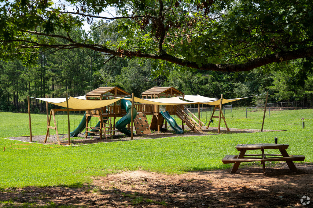 Several new playground structures can be found at Waseca Montessori School.