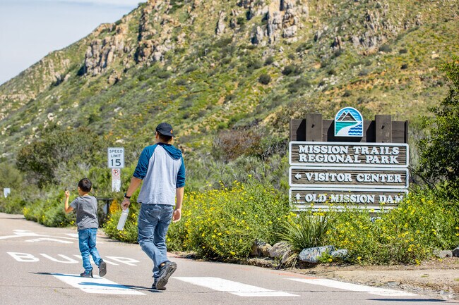 Outside of Grantville; Mission Trails Regional Park.