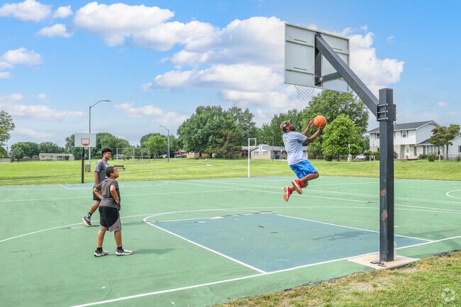 Chamberlain Park is a great place to shoot some hoops with the family near Acre Gardens.