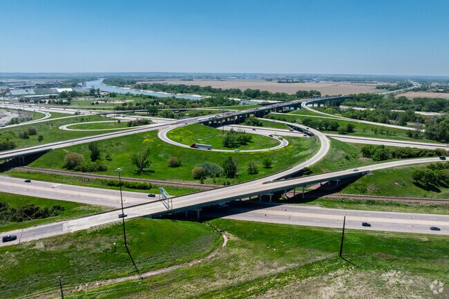 Interstate 29 is the best way to travel and is a quick drive from Morningside.