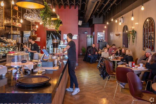 Savor coffee and more in Riverdale is a bistro cafe with nice food selection and inviting space.