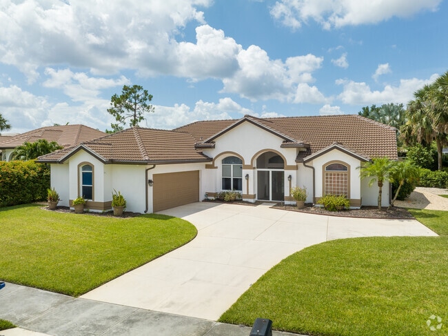 In the Westminster golf community, you will find many homes with Spanish style arches.