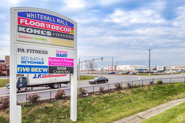 Whitehall Township is home to the Whitehall Mall.