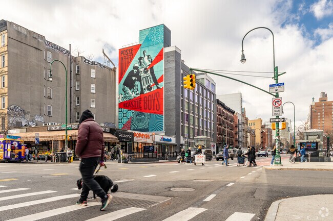 Residents embrace the art culture commonly found in the East Village lifestyle.