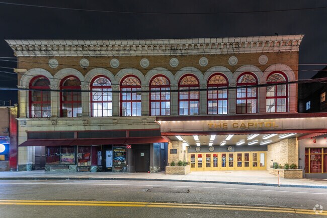 Port Chester's historic Capitol Theatre has hosted rock legends such as Pink Floyd.