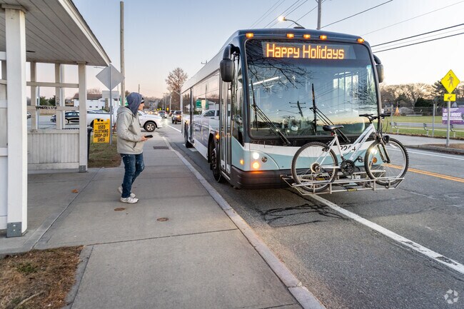 Peck Corner enjoys accessibility to Providence through the RIPTA bus service.