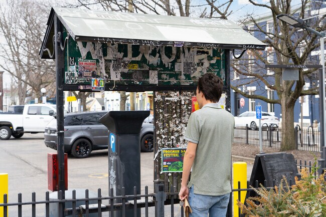 Be sure to check out posters scattered around the area to see whats going on in Northside.