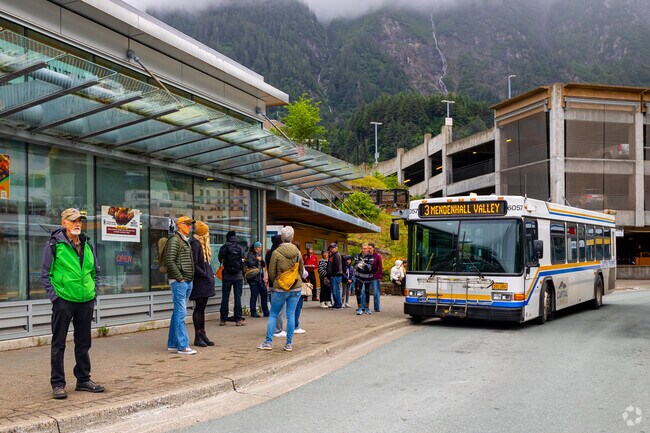 Hop on the Capital Transit bus from Downtown Juneau to visit the surrounding areas.