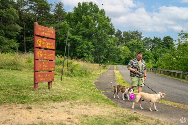 Mount Eagle Park in Huntington is a paradise for pups and their people.