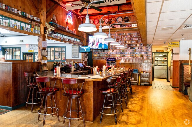 Barber's Crossing Roadhouse has great atmosphere in Cherry Valley.