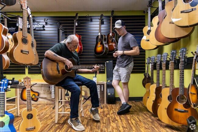 Head over to the Upper Room Music near Southeast Owensboro to try out the instruments.