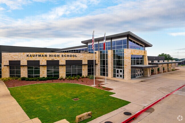 Kaufman High School is the only high school in Kaufman, TX. Home of the Lions in 4A class.