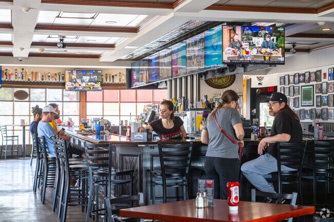 Keystone Pub in Fullerton is a popular spot to grab drinks and watch the game at their full bar.