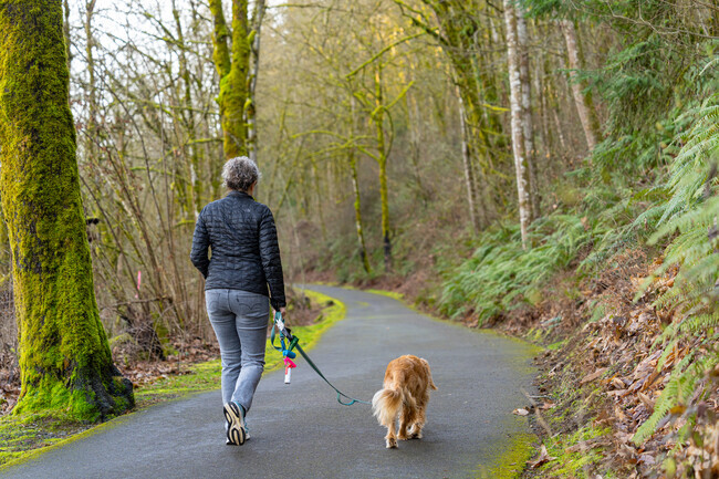 Burnt Bridge Creek Trail runs 8 miles through several green spaces. Residents can enjoy walking, biking and bird watching from its paved path.