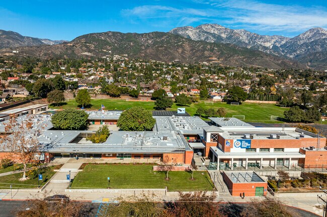Valencia Elementary School located in Upland sits in the foothills of San Gabriel Mountains.