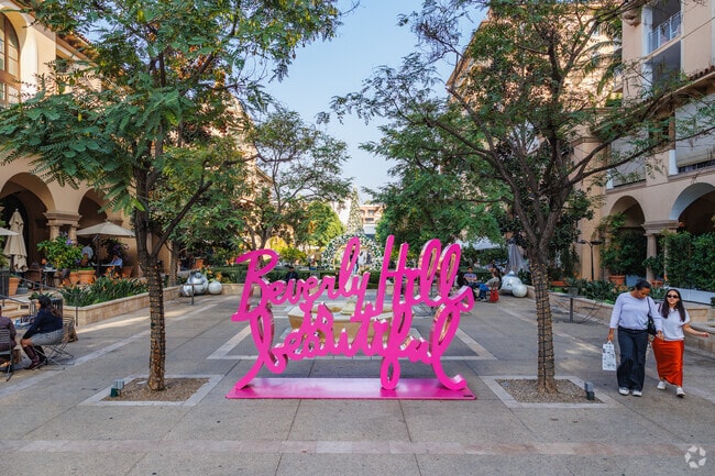 Beverly Hills filled with about 35,000 residents and hosts millions of visitors.