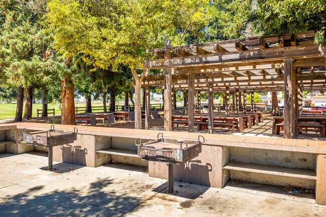 Rainbow Park in West San Jose provides facilities for large family gatherings.