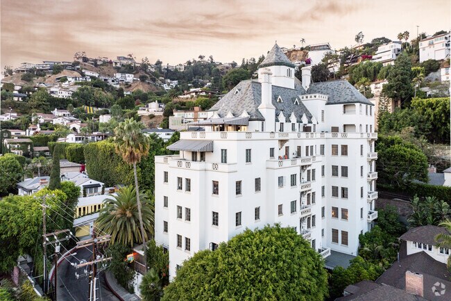 Chateau Marmont in West Hollywood is known for its old Hollywood glamour and mystery.