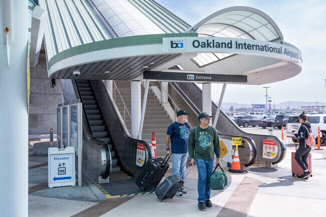 Cox residents have easy access to the Oakland International Airport with BART.