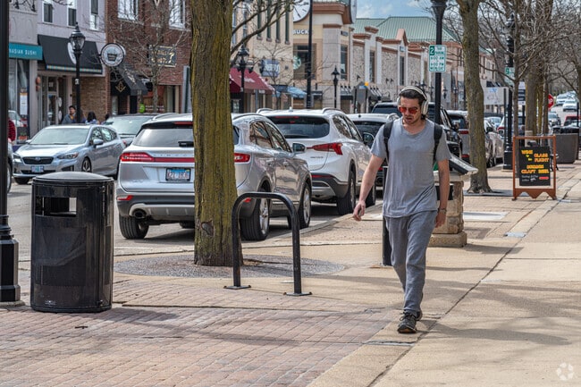 Downtown Naperville features over 150 stores and restaurants for residents to enjoy.