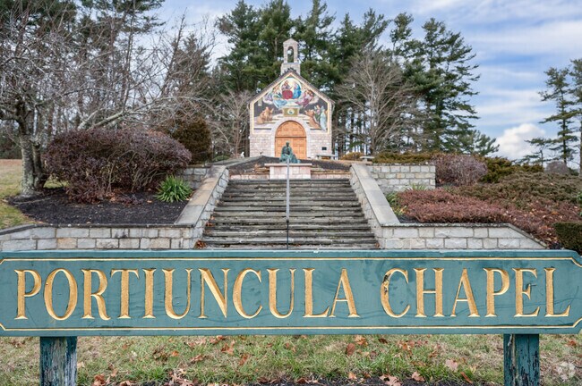 Visit Portiuncula Chapel at Cadence Academy Preschool in Hanover.